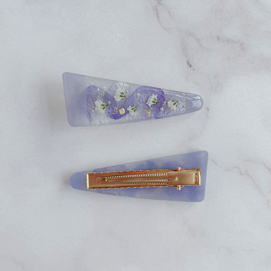 Freesia Resin Hair Clip