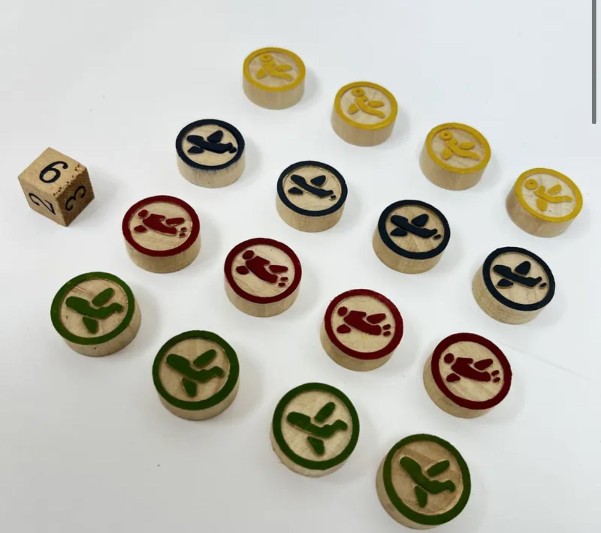 Aeroplane Chess (飛行棋, Ludo-like)